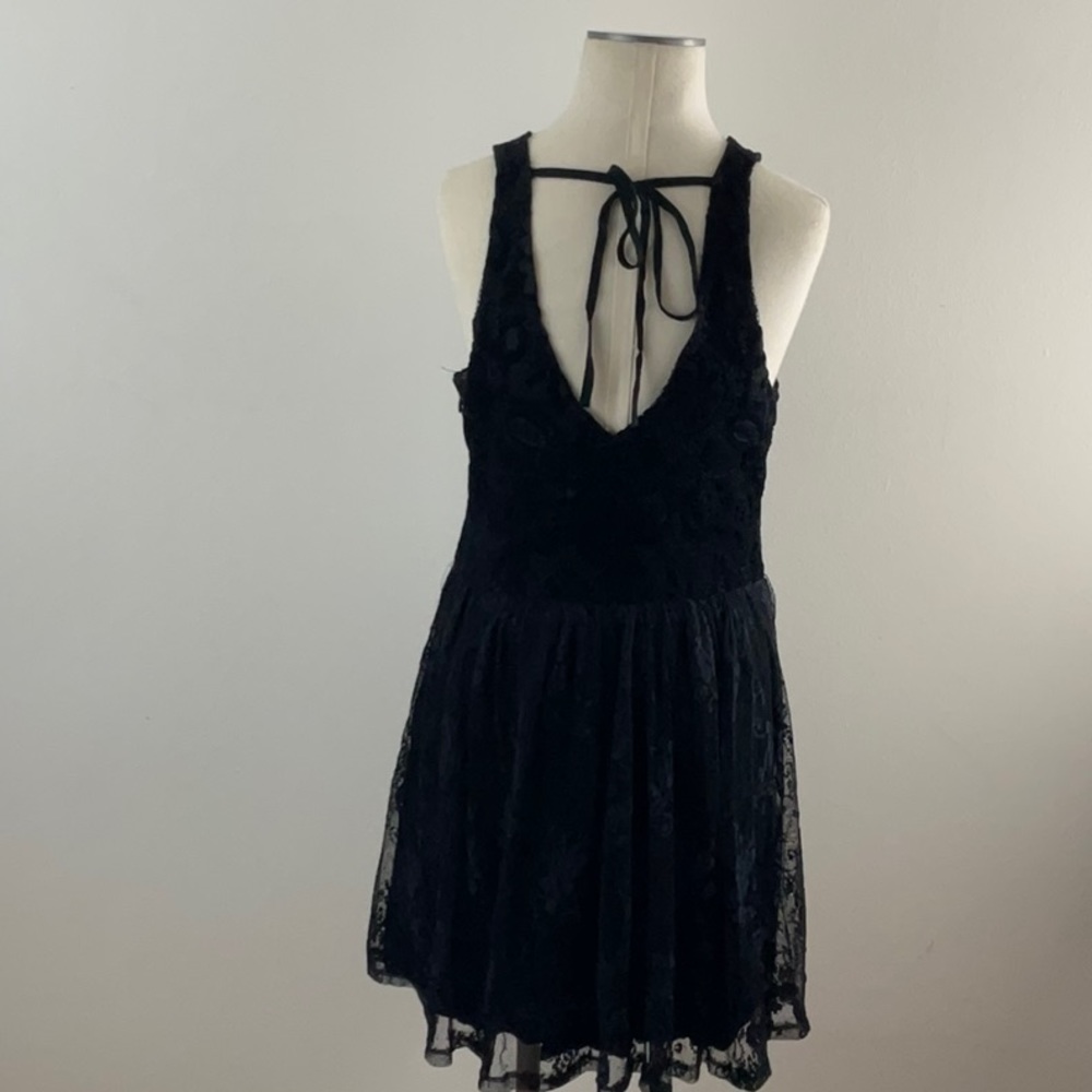 Hollister Black Lace Dress. View 4